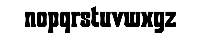 THE MIGHTIEST Regular Font LOWERCASE