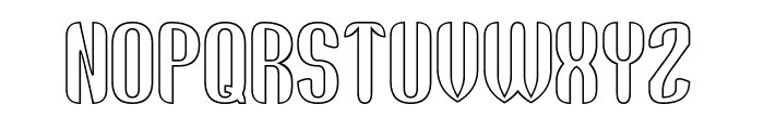 THE PROCESSOR-Hollow Font UPPERCASE