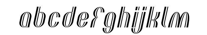 THE QUICK MOTOCROSS Italic Font LOWERCASE