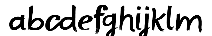 THE SHATTER Font LOWERCASE
