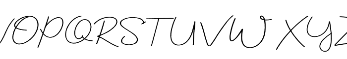 THE SIGNATURE NEW Font UPPERCASE