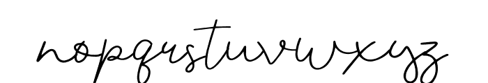 THE SIGNATURE NEW Font LOWERCASE