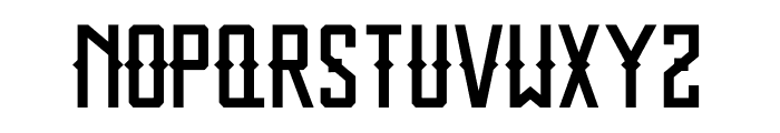 THE WESTXCUBE Font LOWERCASE