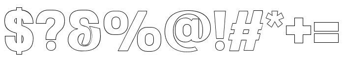 THEBOKRUN-VariationOutline Font OTHER CHARS