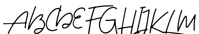 THEGlamRock Regular Font UPPERCASE