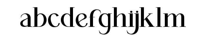 THEHEVERLYSERIF-Regular Font LOWERCASE