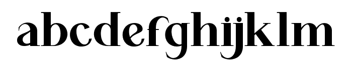 THEHEVERLYSERIF-SemiBold Font LOWERCASE