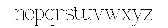 THEHEVERLYSERIF-Thin Font LOWERCASE