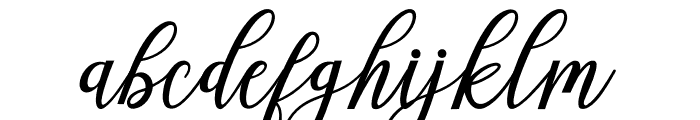THEROSESCRIPT Font LOWERCASE