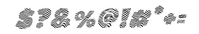 THEWAVE-Italic Font OTHER CHARS