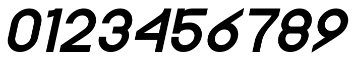 THINKING NUMBERS Bold Italic Font OTHER CHARS