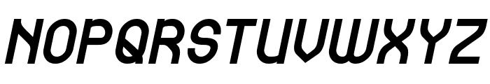 THINKING NUMBERS Bold Italic Font UPPERCASE