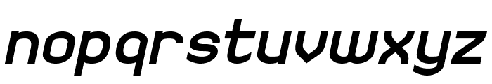 THINKING NUMBERS Bold Italic Font LOWERCASE