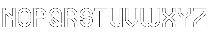 THINKING NUMBERS-Hollow Font UPPERCASE