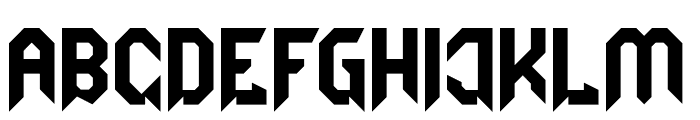 THUNDER BIRD-Light Font UPPERCASE