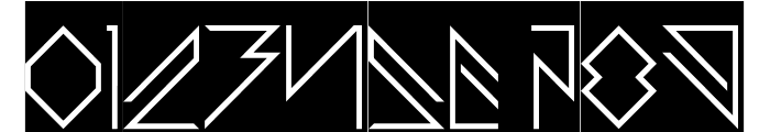 THUNDER STORM-Inverse Font OTHER CHARS
