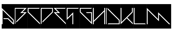 THUNDER STORM-Inverse Font UPPERCASE