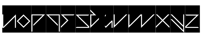 THUNDER STORM-Inverse Font LOWERCASE