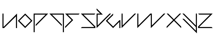 THUNDER STORM Font LOWERCASE