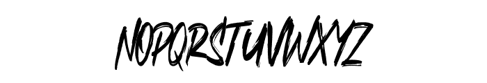 THUNDERSTRUCK Font LOWERCASE