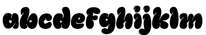 THUROF-Regular Font LOWERCASE