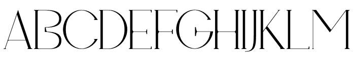 TIGARO Font UPPERCASE