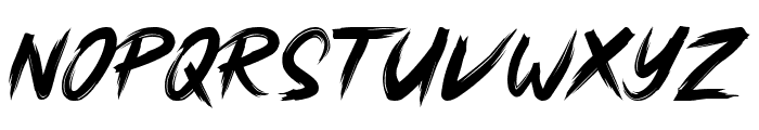 TIGBRUSH Font UPPERCASE