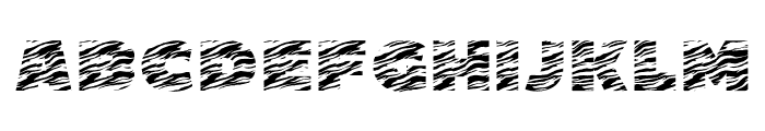 TIGERS SKIN Font UPPERCASE