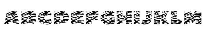 TIGERS SKIN Font LOWERCASE