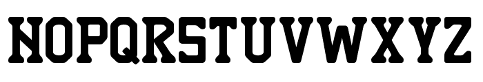 TIGREX UAMNL Regular Font LOWERCASE