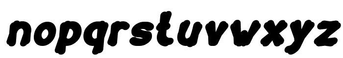 TORTOISE Bold Italic Font LOWERCASE