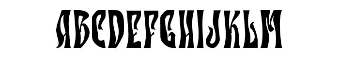 TRASEHER Font UPPERCASE