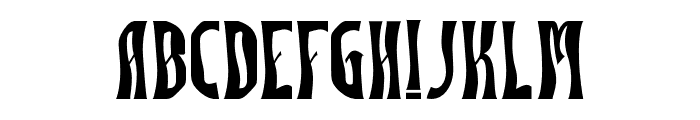 TRASEHER Font LOWERCASE