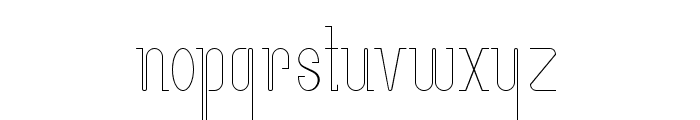 TRUVAILLE Font LOWERCASE