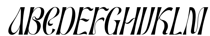TUPAC MAGRATH Italic Font UPPERCASE