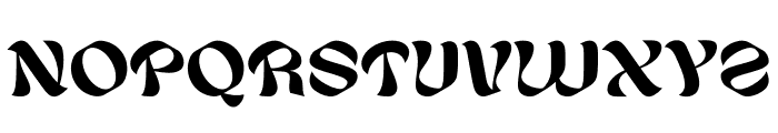 TUSHIN SUNN Font UPPERCASE