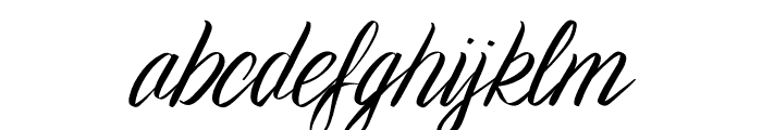 TXCD Calligraphy Font LOWERCASE