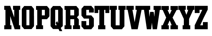 TXCD Collegiate Regular Font UPPERCASE