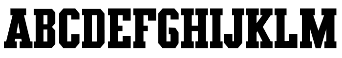 TXCD Collegiate Regular Font LOWERCASE