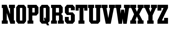 TXCD Collegiate Font UPPERCASE