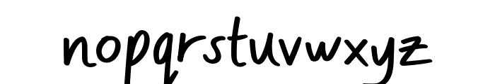 TXCD Freehand Regular Font LOWERCASE