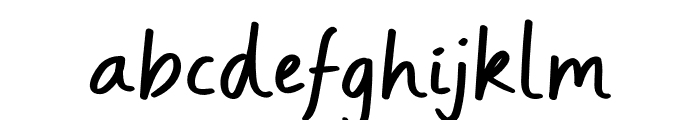 TXCD Freehand Font LOWERCASE