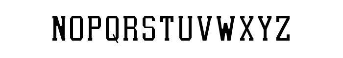 TXCD University Regular Font LOWERCASE