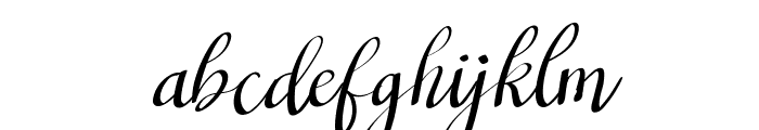 TXCDFeatherQuill Regular Font LOWERCASE