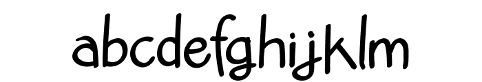 TXCDFriendship Regular Font LOWERCASE