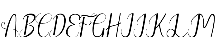 Tabatha-Bold Font UPPERCASE