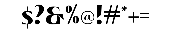 Tabernae Montana Serif Font OTHER CHARS