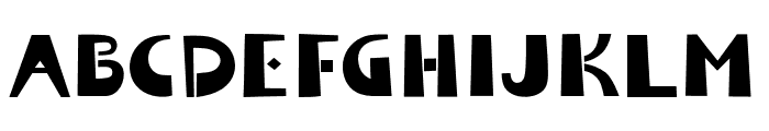 TabuFont-Black Font UPPERCASE