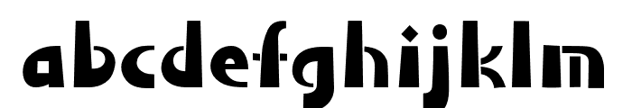 TabuFont-Black Font LOWERCASE