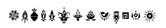 TabuFont-Symbols Font LOWERCASE